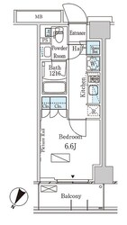 伊勢佐木長者町駅 徒歩4分 5階の物件間取画像